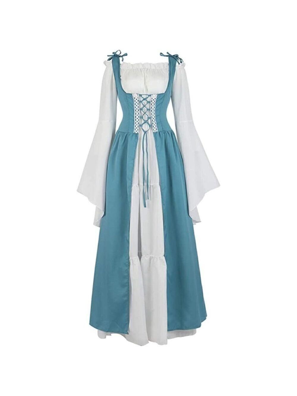 Medieval Victorian Long Dress Cosplay Irish Costume Halloween Viking English NWT